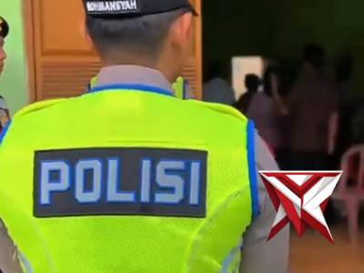 Berikan Rasa Aman, Personel Polsek Muara Lakitan Amankan Ibadah Jumat Agung di GBI Marga Baru,