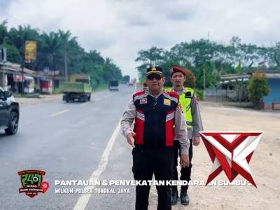 9.13 PANTAUAN & PENYEKATAN KENDARAAN SUMBU 3, WILKUM POLSEK TUNGKAL JAYA - PoliceTube
