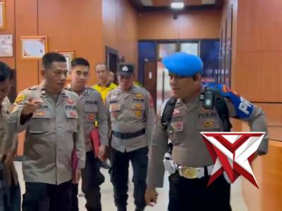 PENGECEKAN SENPI LOGISTIK OLEH BID PROPAM POLDA SUMSEL