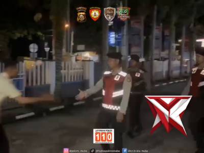 Giat patroli malam sat samapta polres muba 
Pastikan kondusifitas wilayah????????
