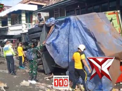 Gerak cepat satuan lalulintas Polres OKI dalam mendatangi lakalantas