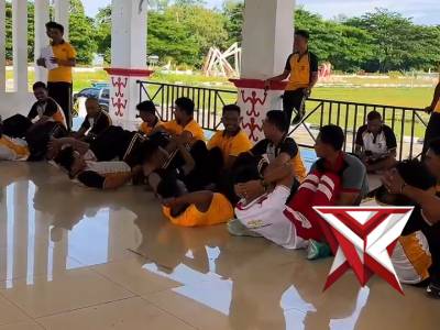 Kegiatan kesamaptaan jasmani polres maluku barat daya