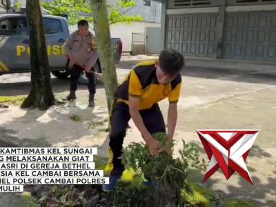 BHABINKAMTIBMAS SUNGAI MEDANG POSEK CAMBAI MELAKSANAKAN KURVE DI TEMPAT IBADAH