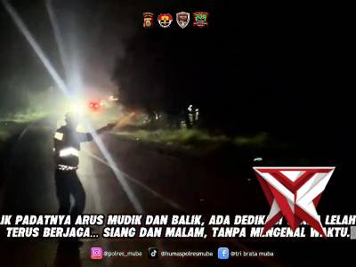 Apresiasi Kepada Seluruh Personil Polres Muba Yang Telah Hadir Memastikan Perjalanan Masyarakat Aman