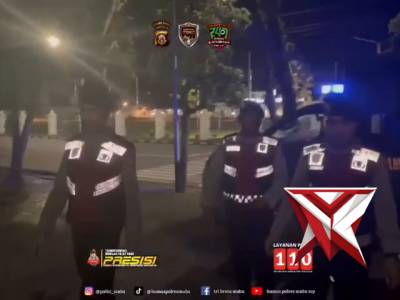 POLRES MUBA GELAR KRYD MALAM HARI, PATROLI PADA OBJEK VITAL DAN PEMUKIMAN BERSAMA JAGA KONDUSIFITAS