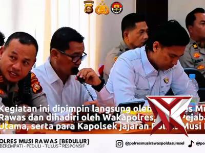 Gelar Opsnal Polres Mura dalam rangka mendukung kebijakan Kapolda sumsel IJP DR. Sandi Nugroho - PoliceTube
