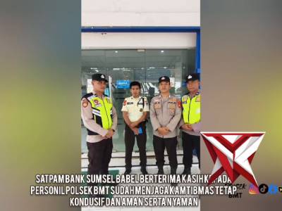 POLSEK BMT MELAKSANAKAN SAMBANG HIMBAUAN KAMTIBMAS WILKUM POLSEK BMT