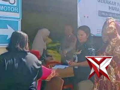 Gerakan Pangan Murah (GPM) sebagai bentuk sinergi antara Polres Musi Rawas dan Bulog.