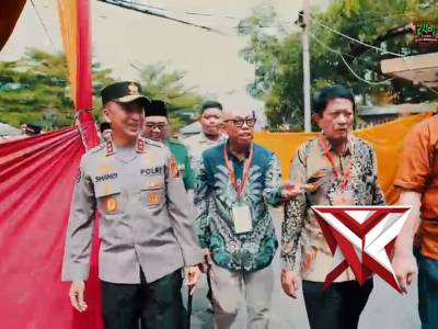 Kapolda meninjau langsung pengamanan puncak perayaan Paskah 2026 di Gereja Santo Yoseph Palembang