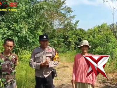 Polsek Lawang Kidul : Edukasi Warga Soal Karhutla