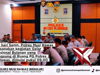 MUSI RAWAS &ndash; Dalam rangka mempertebal keimanan dan memperkokoh karakter mental personel, - PoliceTube