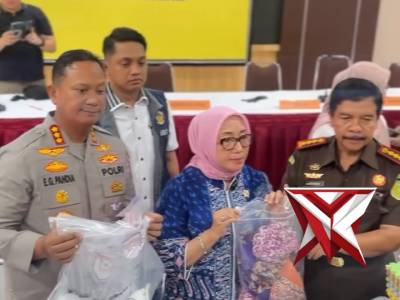 Satuan Reserse Kriminal Polresta Yogyakarta mengungkap dugaan tindak pidana kekerasan.