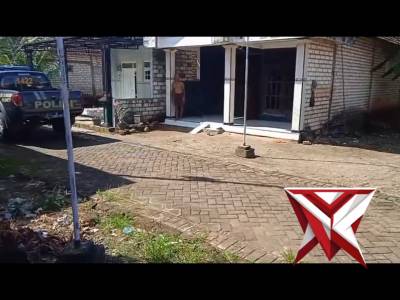 Anggota Polsek Ujungpangkah Pamwal Pemberangkatan Rombongan PSHW-TM