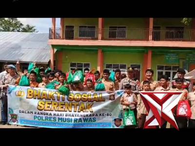 Polsek Purwodadi Kegiatan Bakti Bakri Sosial Serentak - PoliceTube