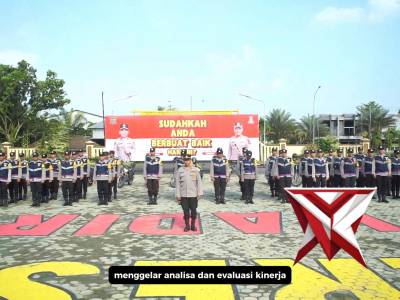 Korbimas baharkam menggelar Binev bhabinkamtibmas polres OKI