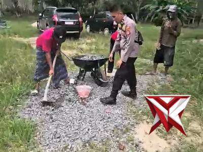 POLRES OKI HADIR AMAN BAE