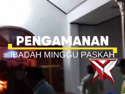 *Polsek BTS Ulu Amankan Ibadah Minggu Paska di GPIB Bangun Jaya*

Polsek BTS Ulu Polres Musi Rawas P