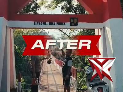 Polsek Muara Beliti Polres Musi Rawas melalui program BELIDA (Bersih Lingkungan dan Asri)