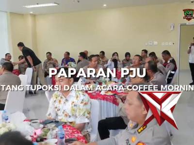 Kapolda Sumsel IJP. Sandi Nugroho memberikan penegasan bahwa masy adalah juragan bagi anggo