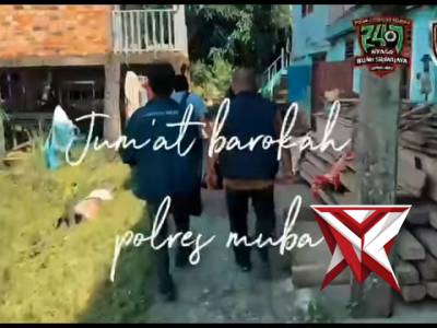 Personil Sat Res Narkoba Melaksanakan Jumat Berbagi Berkah Bila ada permasalahan dan butuh bantuan - PoliceTube