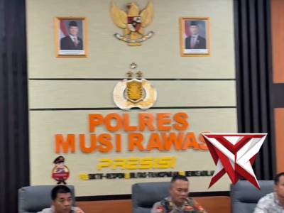 Polres Musi Rawas ikuti Zoom Meeting Sosialisasi dan Simulasi  (LP) serta Laporan Kehilangan  Online