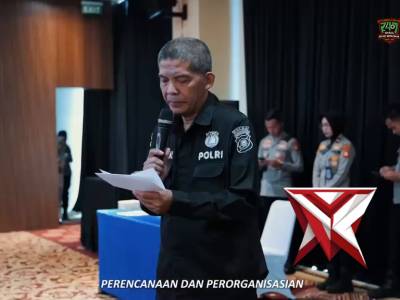 TAKLIMAT AWAL AUDIT KINERJA ITWASDA POLDA SUMSEL TAHAP 1 TAHUN 2026 OLEH KAPOLDA SUMSEL