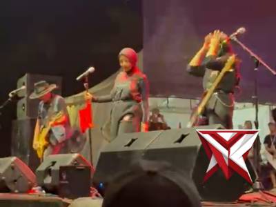 Kegiatan Pengamanan malam Puncak Parit tiga ekspo