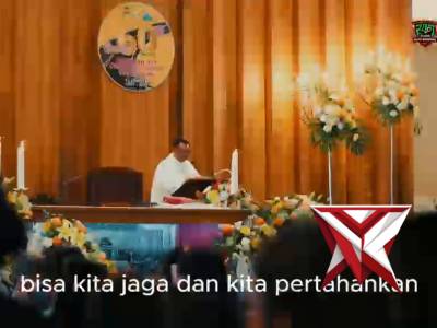 Ucapan terima kasih Bpk Kapolda Sumsel  terkait aman nya kegiatan ibadah umat nasrani