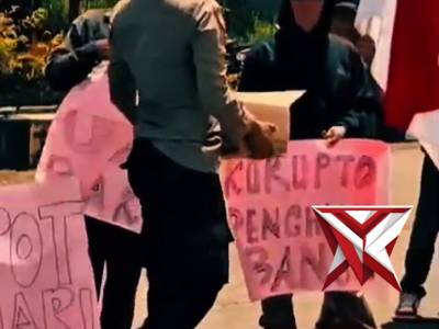 *Pengamanan Humanis, Wujud Kepedulian Polsek Muara Beliti Polres Musi Rawas di Tengah Aksi Unjuk Ras