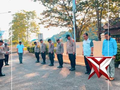 Polsek Jejawi Apel Pagi