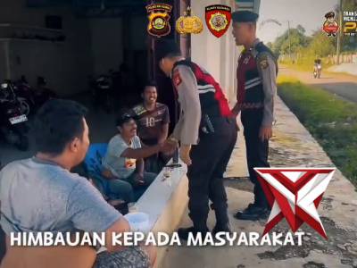Patroli Sat Samapta Polres Musi Rawas melaksanakan Patroli rawan 3C