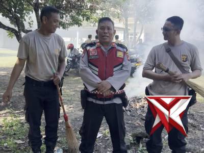 Kurvey di gereja bersama kasat samapta.