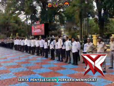 APEL JAM PIMPINAN PERSONEL POLRES SUBANG