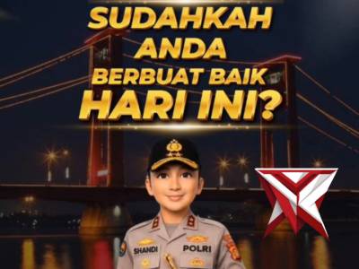 Sudahkah Anda Berbuat Baik Hari Ini ? Bila ada permasalahan dan butuh bantuan Polisi silahkan hubun - PoliceTube