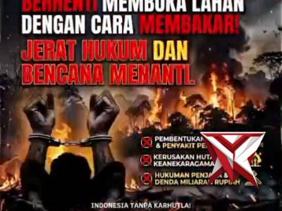 Larangan membakar hutan dan lahan