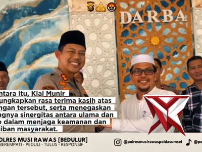 Silaturahmi untuk mempererat ukhuwah ??

Pada Minggu, 29 Maret 2026 sekira pukul 13.00 WIB, Kapolre