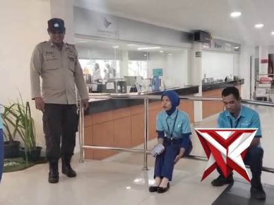 patroli dan sambang polsek kawasan bandara Pattimura