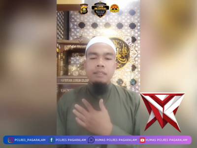 Polres Pagaralam Hadir Lewat Mimbar Jumat, Ajak Warga Jaga Kedamaian dan Perkuat Ukhuwah
