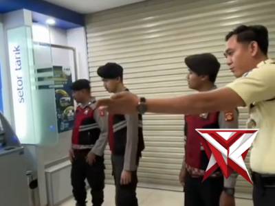 Patroli Dan Imbauan Kamtibmas Ke Bank BRI Sat Samapta Polres Muba - PoliceTube