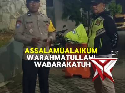 Bhabinkamtibmas Desa Ciluncat Polsek Cangkuang Polresta Bandung Aipda Dian Rosdiana, bersama Satpam