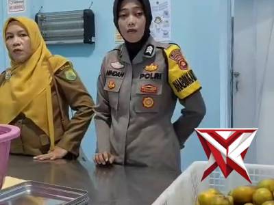 POLSEK BABAT TOMAN MELAKUKAN PENGECEKAN MBG. IK4