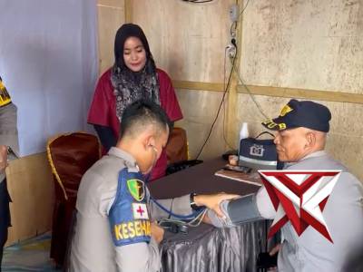 KONTROL DAN CEK KESEHATAN PERSONIL PAM