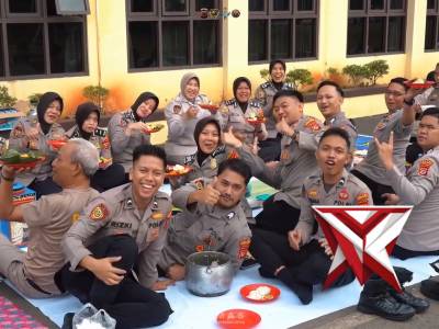 Kapolres Purwakarta Gelar Munggahan & makan bersama seluruh personel di Mako Polres