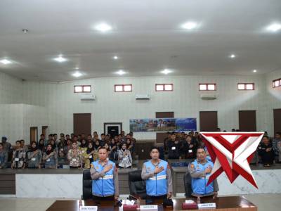 Kapolres Pelabuhan Belawan Pimpin Penandatanganan Pakta Integritas dan Penerimaan Polri 2026