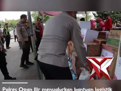 Wujud kepedulian nyata ditunjukkan melalui sinergi antara Polres Ogan Ilir, Bhayangkari, dan Baznas