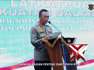 Kapolda Sumsel Irjen Pol. Dr. Sandi Nugroho, S.I.K., S.H., M.Hum. menegaskan perubahan paradigma per