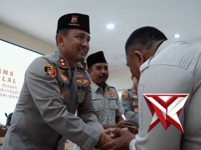 Polres Probolinggo Melaksanakan Halal Bihalal Persaudaraan Kepala Desa Indonesia