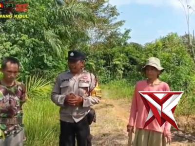 Polsek Lawang Kidul Garda Terdepan Penanggulangan Karhutla.