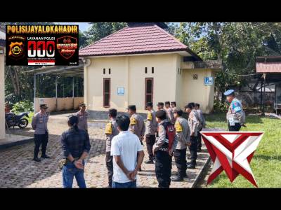 Kapolsek jayaloka pimpin apel pagi
