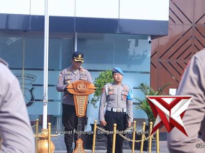 Wakapolres Kompol Rizki Santoso, S.I.K., memimpin Upacara Hari Kesadaran Nasional